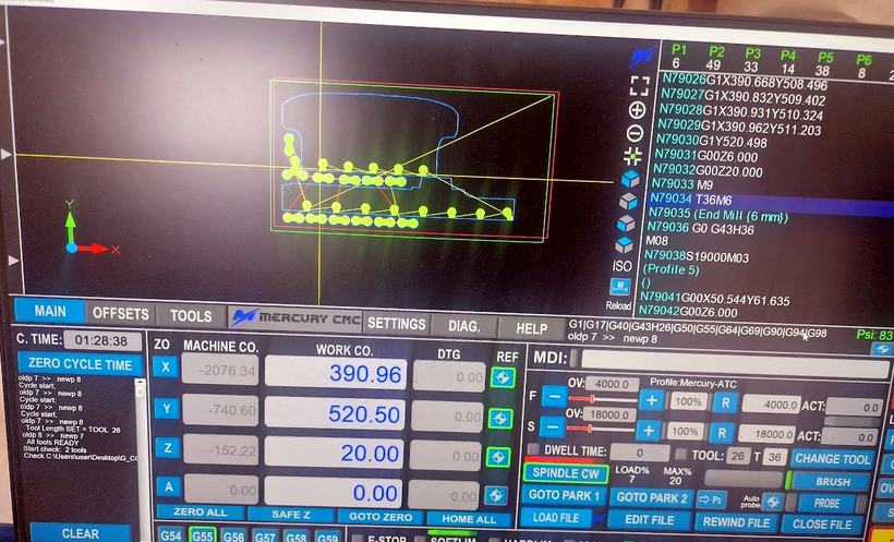 Every toolpath proved on screen before we cut