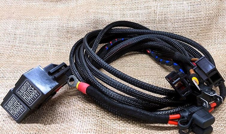 VW MK2 Golf twin 4-light wiring harness