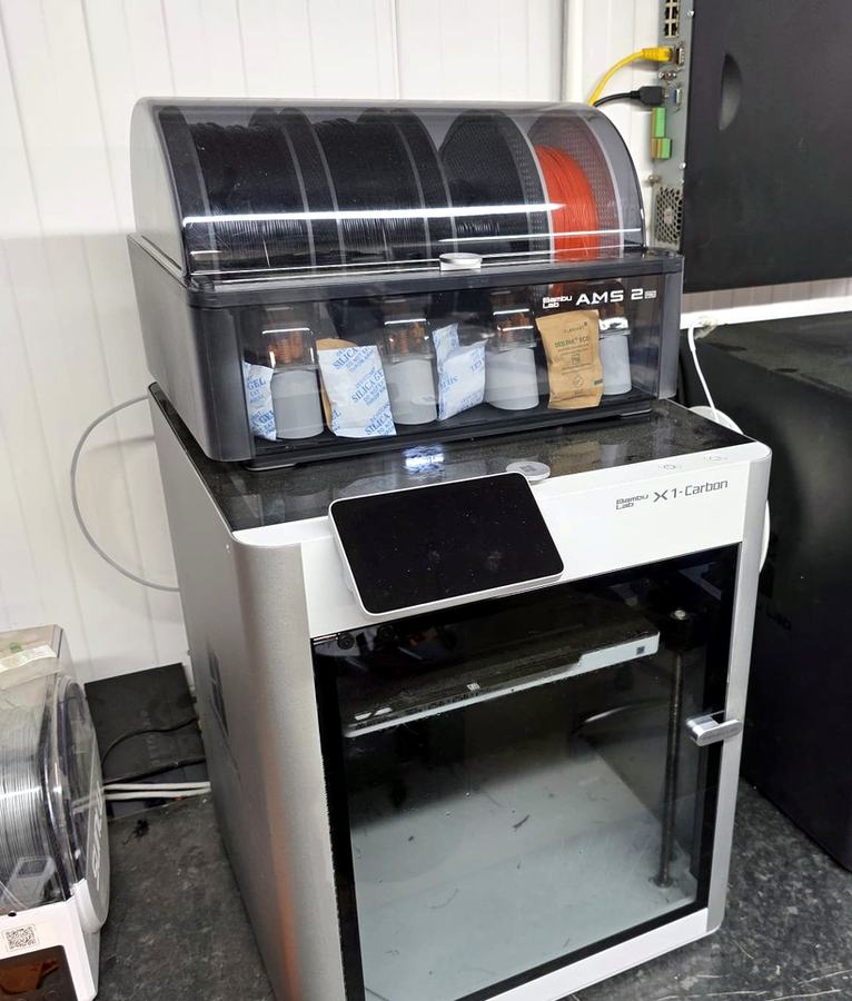 The 3D print farm — multi-material, carbon-fibre capable